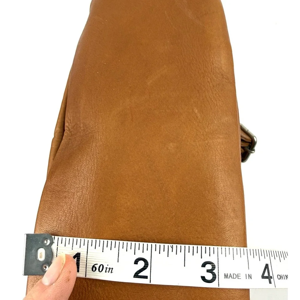 Colombian Convertible Backpack British Tan Leather Small Sling Chic Brand New